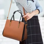 4 In 1 Fashion Color-Block Messenger Handbag Large-Capacity Bag - Image 11