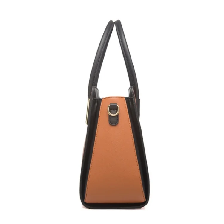 TBD0544323701_B2.webp 4 In 1 Fashion Color-Block Messenger Handbag Large-Capacity Bag - Image 3