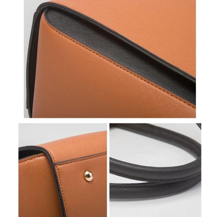 TBD0544323701_B6.webp 4 In 1 Fashion Color-Block Messenger Handbag Large-Capacity Bag - Image 7