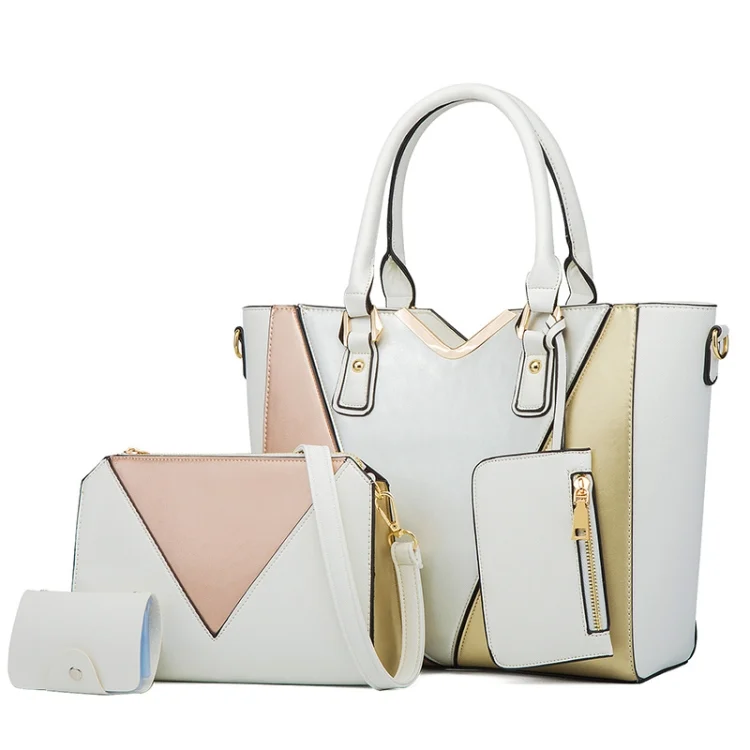 4 in 1 Fashion All-Match Diagonal Ladies Handbags Large Capacity Bag