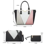 4 in 1 Fashion All-Match Diagonal Ladies Handbags Large Capacity Bag - Image 8