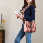 4 in 1 All-Match Messenger Handbag Ladies Fashion Large-Capacity Bag - Image 8