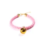 Prepared PU Leather Adjustable Pet Bell Collar Cat Dog Rabbit Simple Collar Necklace - Image 7
