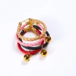 Prepared PU Leather Adjustable Pet Bell Collar Cat Dog Rabbit Simple Collar Necklace - Image 3