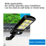 10W Solar Power Human Body Induction + Light Control Street Light Multi-Function Remote Control Outdoor Lighting - Image 6