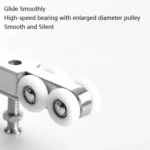 Stainless Steel Sliding Door Hanging Wheel Silent Smooth And Wear-Resistant Sliding Door Pulley Nylon Hanging Rail - Image 5