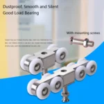 Stainless Steel Sliding Door Hanging Wheel Silent Smooth And Wear-Resistant Sliding Door Pulley Nylon Hanging Rail - Image 7