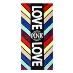 Printed Soft Bath Towel Adult Cotton Beach Pad Towel Size: 147x71cm - Image 2