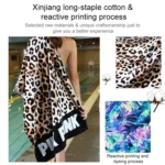 Printed Soft Bath Towel Adult Cotton Beach Pad Towel Size: 147x71cm - Image 3