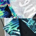 Printed Soft Bath Towel Adult Cotton Beach Pad Towel Size: 147x71cm - Image 4