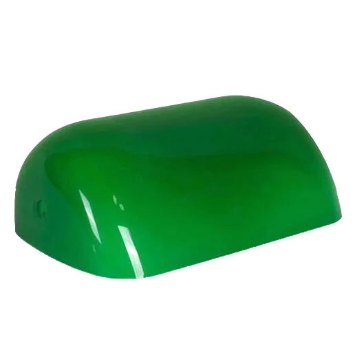 Retro Bankers Lamp Cover Accessories Glass Shade Lampshade