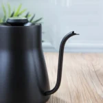 304 Stainless Steel Coffee Hand Pot Wooden Handle Coffee Pot Teflon Long-Mouth Slender Pot - Image 3