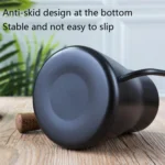 304 Stainless Steel Coffee Hand Pot Wooden Handle Coffee Pot Teflon Long-Mouth Slender Pot - Image 5