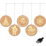 LED String Lights Christmas Decoration Lights Holiday Decoration Curtains USB Lights - Image 5
