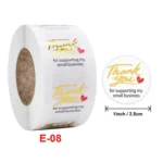 3 PCS Transparent Gilding Thank You Baking Sticker Envelope Sealing Sticker Gift Decoration Label - Image 5
