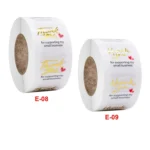 3 PCS Transparent Gilding Thank You Baking Sticker Envelope Sealing Sticker Gift Decoration Label - Image 2