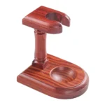 Solid Wood Pipe Rack Seat Single Pipe Pipe Display Stand Retro Removable Red Sandalwood Pipe Rack Holder - Image 2