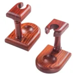 Solid Wood Pipe Rack Seat Single Pipe Pipe Display Stand Retro Removable Red Sandalwood Pipe Rack Holder - Image 3