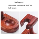 Solid Wood Pipe Rack Seat Single Pipe Pipe Display Stand Retro Removable Red Sandalwood Pipe Rack Holder - Image 6