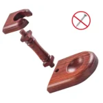 Solid Wood Pipe Rack Seat Single Pipe Pipe Display Stand Retro Removable Red Sandalwood Pipe Rack Holder - Image 7