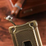 JIFENG 3 In 1 V Cigar Scissors Cigar Holder Cigar Cutter With Cigar Puncher - Image 4