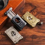 JIFENG 3 In 1 V Cigar Scissors Cigar Holder Cigar Cutter With Cigar Puncher - Image 5