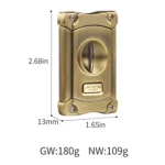 JIFENG 3 In 1 V Cigar Scissors Cigar Holder Cigar Cutter With Cigar Puncher - Image 6