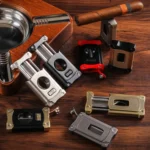 JIFENG 3 In 1 V Cigar Scissors Cigar Holder Cigar Cutter With Cigar Puncher - Image 8