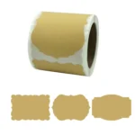 3 PCS Natural Kraft Paper Christmas Label Gift Decoration Stickers