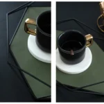 Hexagon Storage Tray Entrance Key Tray Jewelry Display Tray - Image 3