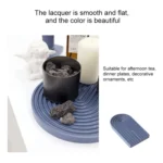 Water Ripple Cutting Board Afternoon Tea Snack Plate Photo Props - Image 11