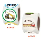 2 PCS Roll Children Reward Sticker Holiday Decoration Label - Image 2