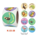 2 PCS Children Toy Reward Sticker Office Stationery Decoration Label Sealing Sticker, Size: 3.8 Cm / 1.5 Inch - Image 3