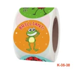 2 PCS Children Cartoon Reward Sticker Label - Image 2