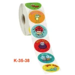 2 PCS Children Cartoon Reward Sticker Label - Image 4