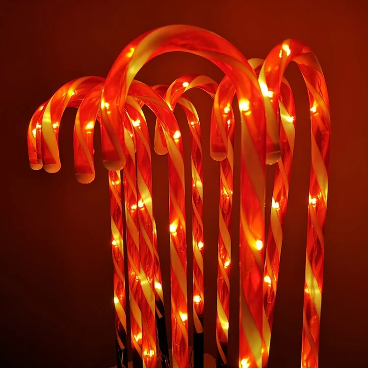 TBD0545461401A.webp 10 in 1 Christmas Cane Lights Holiday Indoor Garden Decoration Lights - Image 1