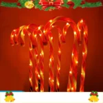 10 in 1 Christmas Cane Lights Holiday Indoor Garden Decoration Lights - Image 2