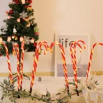 10 in 1 Christmas Cane Lights Holiday Indoor Garden Decoration Lights - Image 5