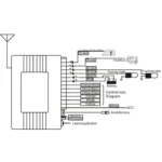 5pcs /Set Car Remote Control Central Lock Keyless Entry System 12V Universal Model Key - Image 6