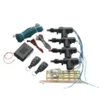 7pcs /Set Car Remote Control Central Lock Keyless Entry System With Motor, External Speaker, Double Flashing Prompt - Image 2