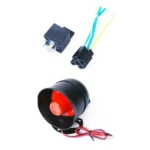 2 Set Universal Sound And Light Car Alarm 12V Vehicle Alarm System Bullet Key Remote Control - Image 7
