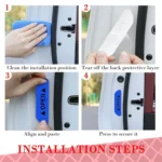 OPEN Reflective Tape Warning Mark Bicycle Accessories Car Door Stickers - Image 2