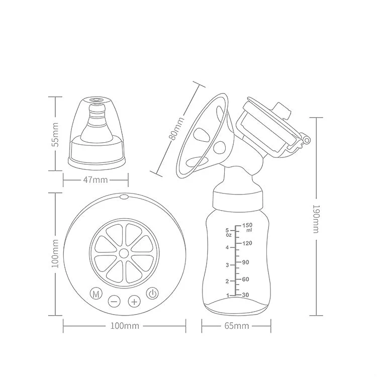 TBD0545993401_B2.webp Large Suction Smart Electric Bilateral Breast Pump 12-Speed Silent Breast Pump - Image 3