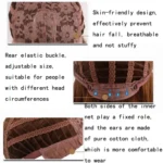 Women Split Wigs Long Curly Hair Synthetic Headgear - Image 2