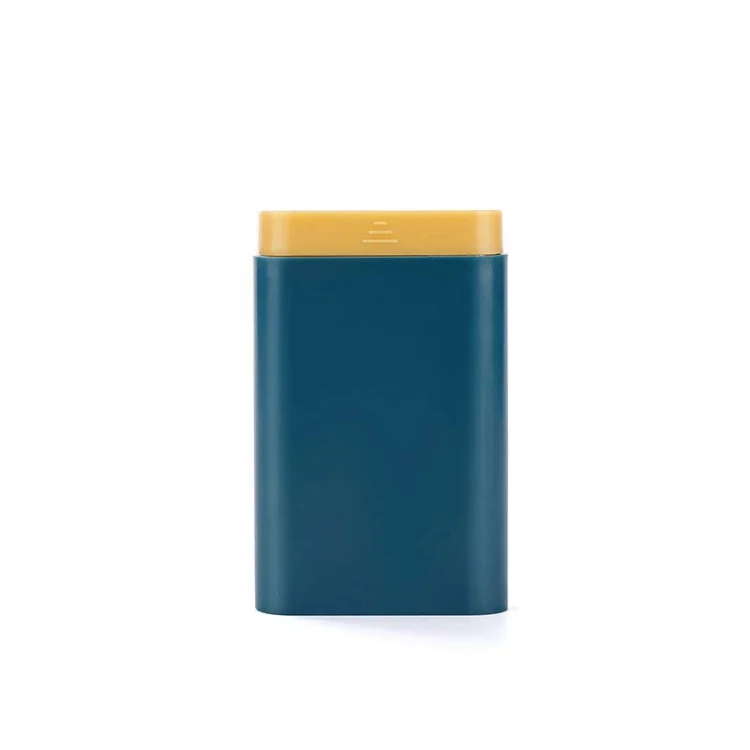 3 PCS Portable Sealed Pill Storage Box Divided Into Compartments Portable Mini Pill Box