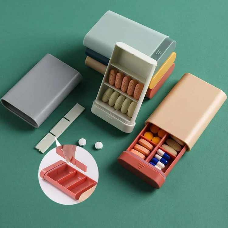 TBD0545996401_B1.webp 3 PCS Portable Sealed Pill Storage Box Divided Into Compartments Portable Mini Pill Box - Image 2