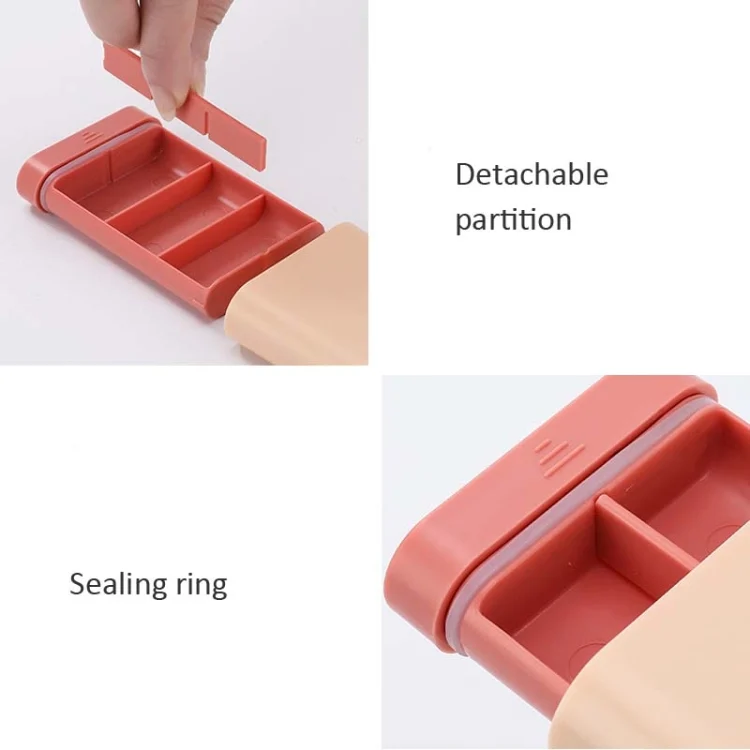 TBD0545996401_B2.webp 3 PCS Portable Sealed Pill Storage Box Divided Into Compartments Portable Mini Pill Box - Image 3