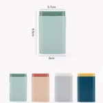 3 PCS Portable Sealed Pill Storage Box Divided Into Compartments Portable Mini Pill Box - Image 4