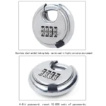 Stainless Steel Password Padlock 304 Waterproof And Rust-Proof Outdoor Courtyard Door Cabinet Lock Round Cake Lock - Image 4