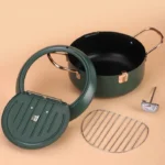 Fryer Pot Household Non-Stick Pan Temperature Control Mini Frying Pot - Image 7